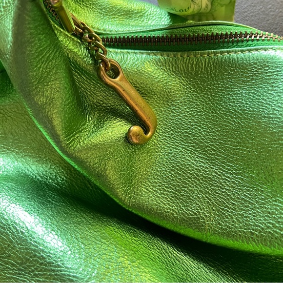 Juicy Couture Y2K 2000s Hobo Green Metallic Bag - Picture 6 of 16